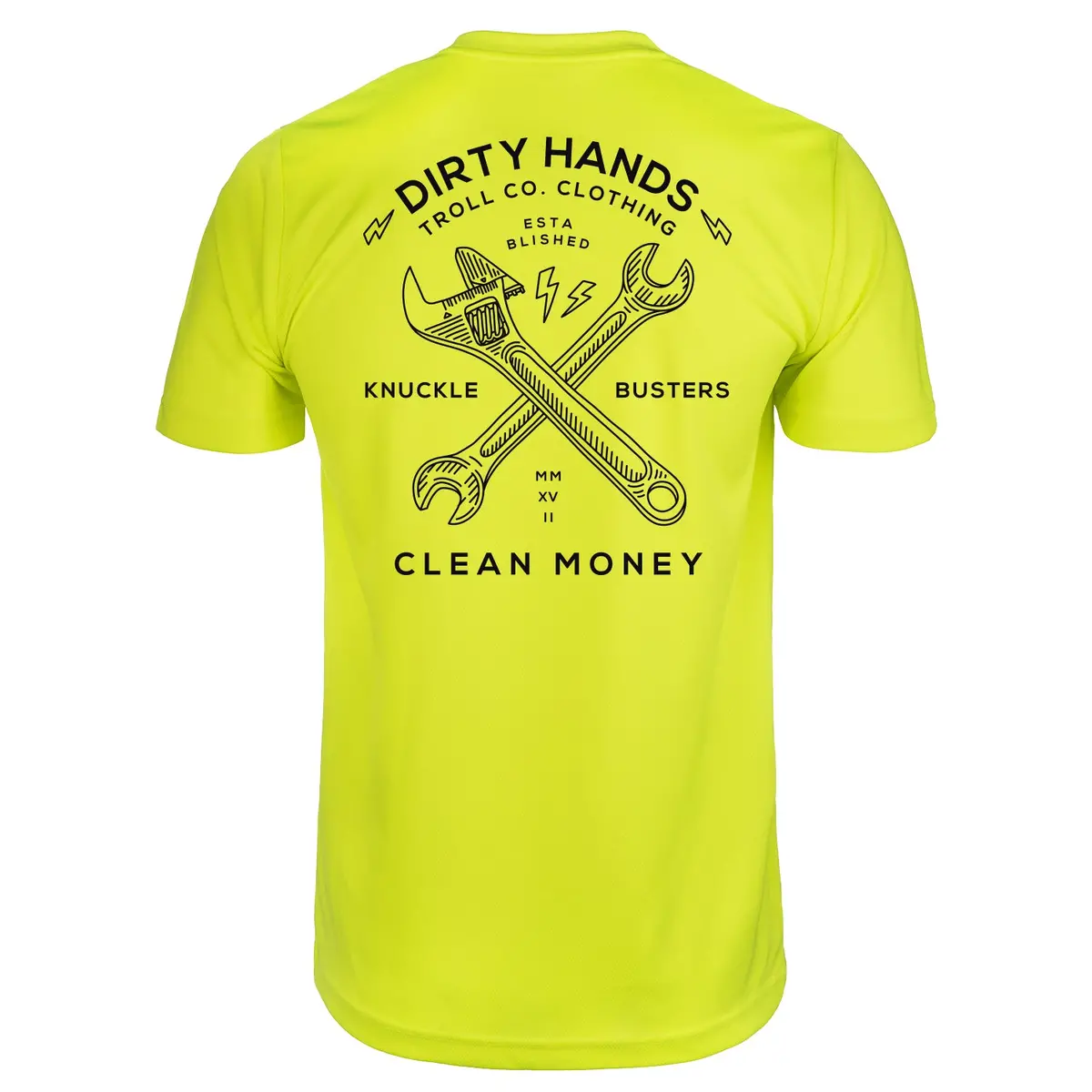 Men's Dhcm Twisting Wrenches Hi-Vis T-Shirt 2
