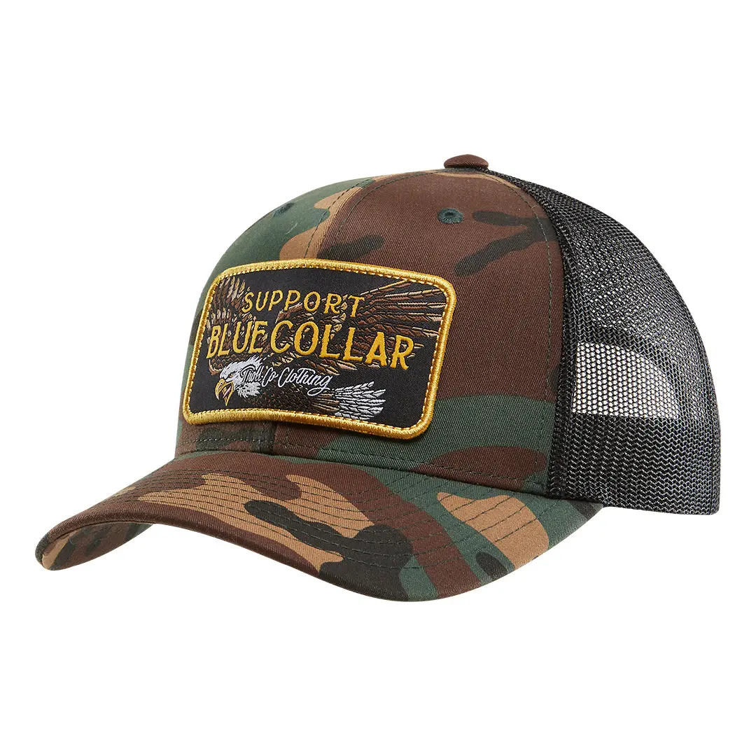 Sbc Barricade Eagle Curved Brim Trucker Hat 1