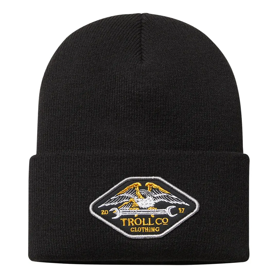 Wing Spanner Beanie - Black 1