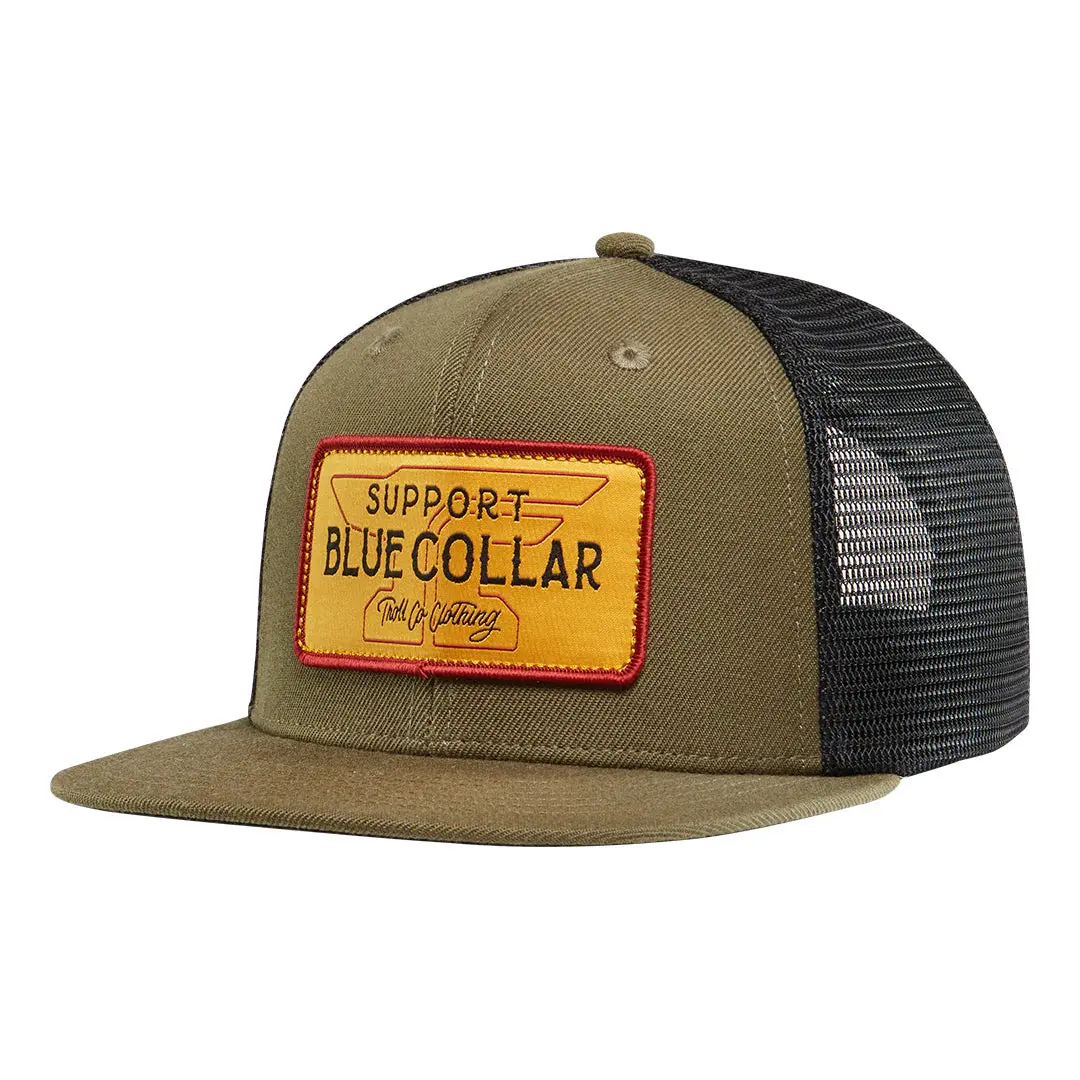 Barricade Anvil Flat Bill Snapback- Military Green 1