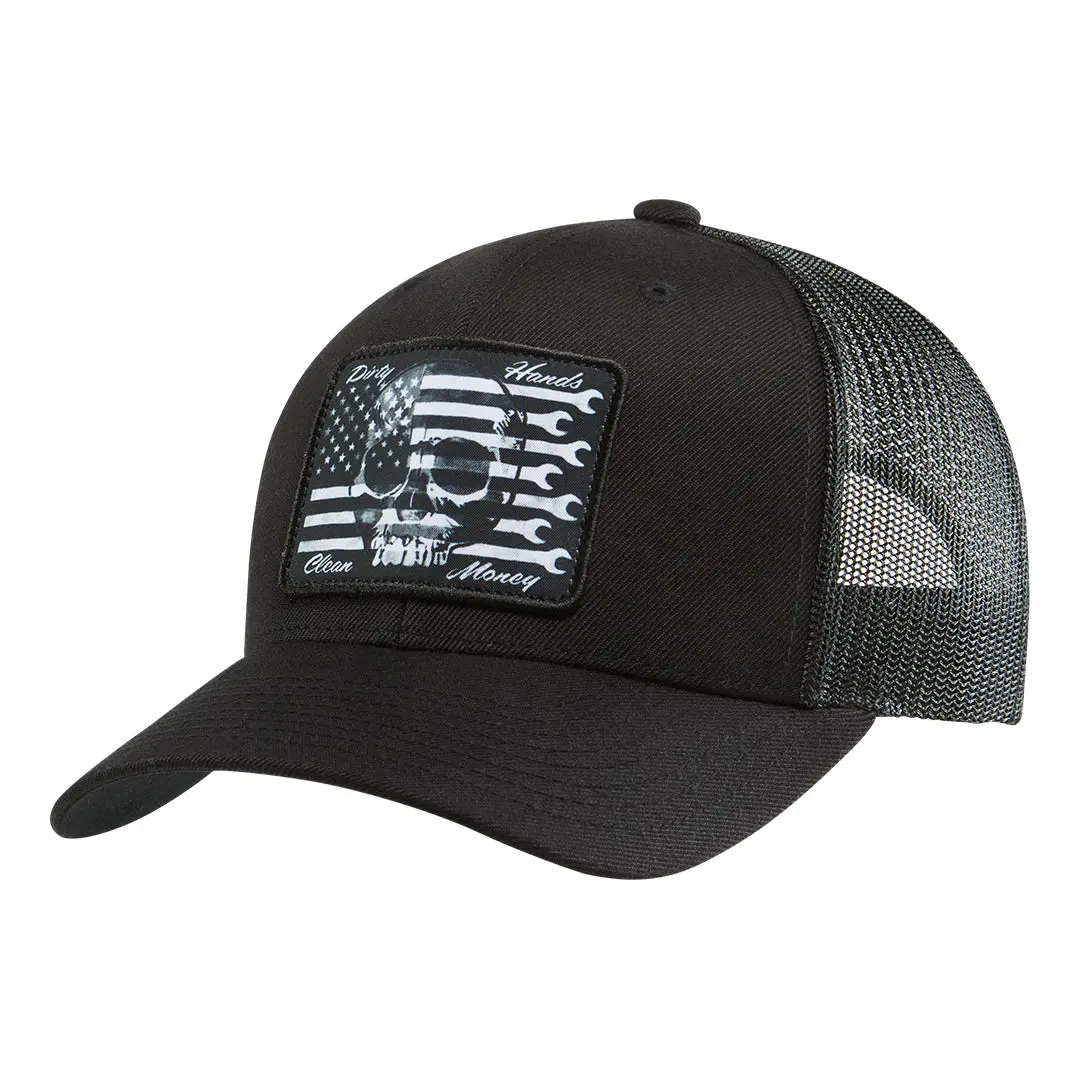 Dhcm Flagship Skull Curved Brim Trucker 1