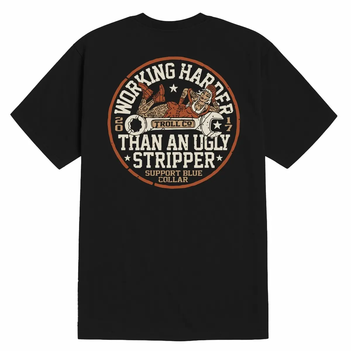 Whus Poser Ss Tee- Black 1
