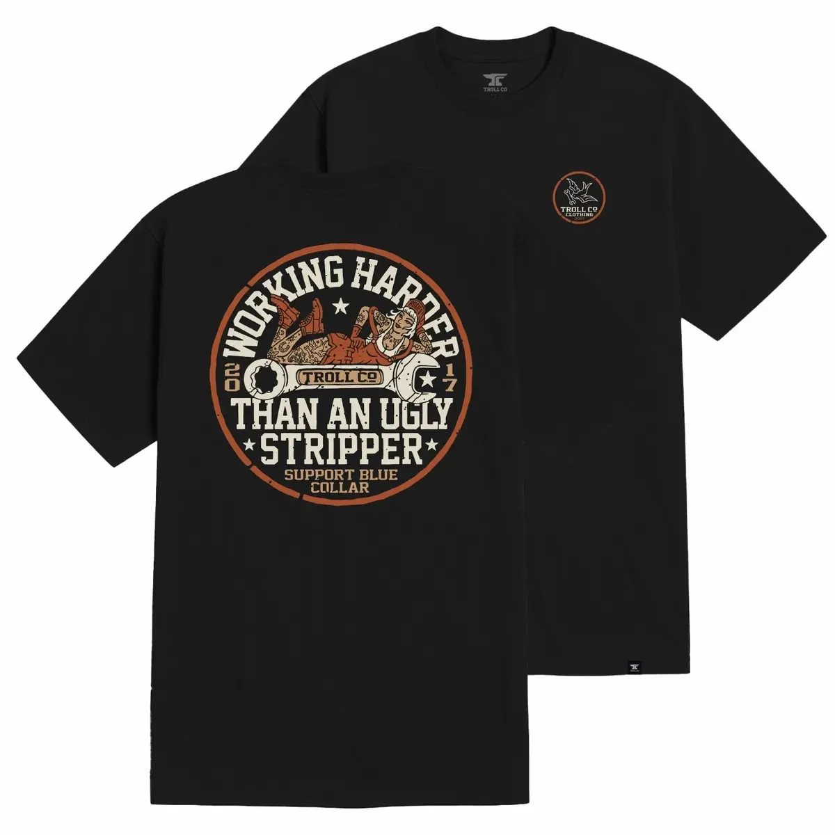 Whus Poser Ss Tee- Black 3