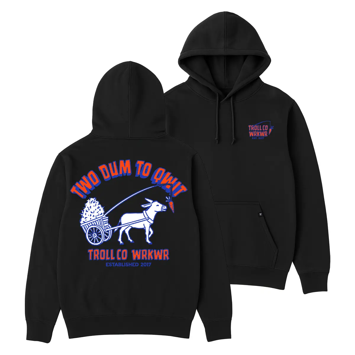 Men's Two Dum Hoodie 1