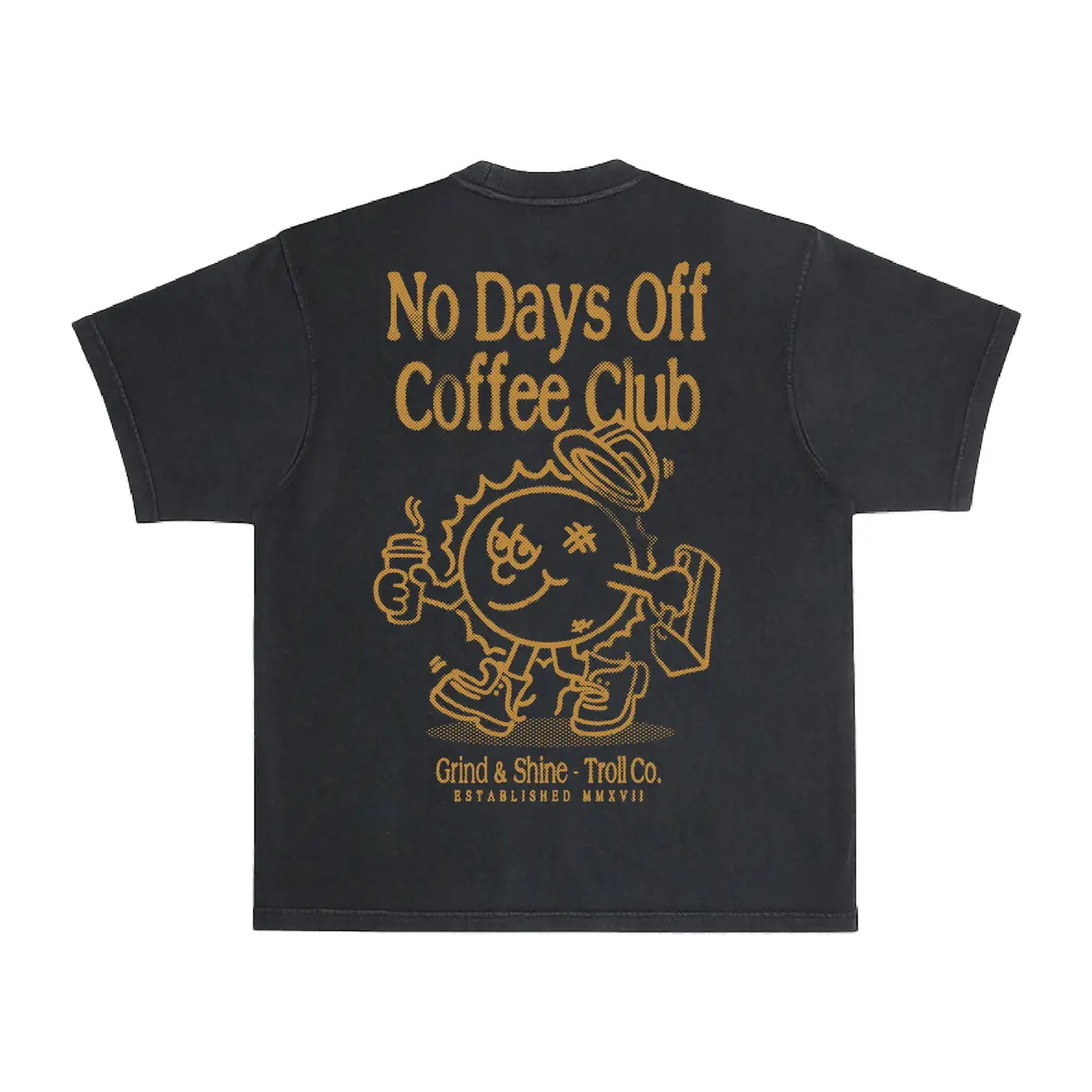 Men's Coffee Day Heavyweight Pigment Dye T-Shirt 3