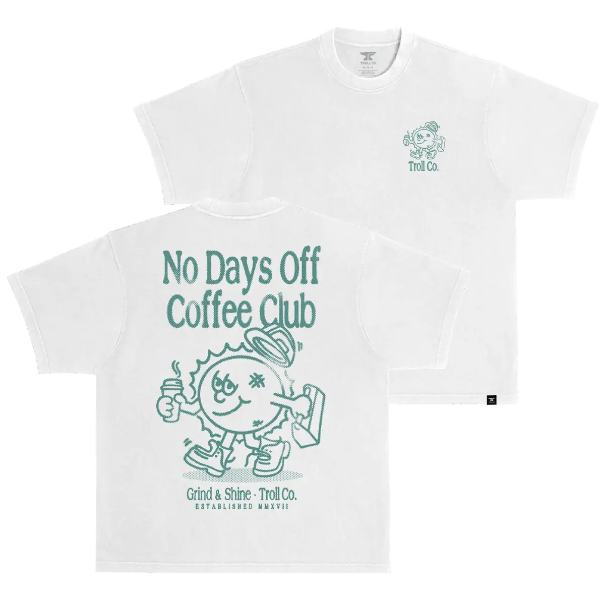 Men's Coffee Day Heavyweight Pigment Dye T-Shirt 1