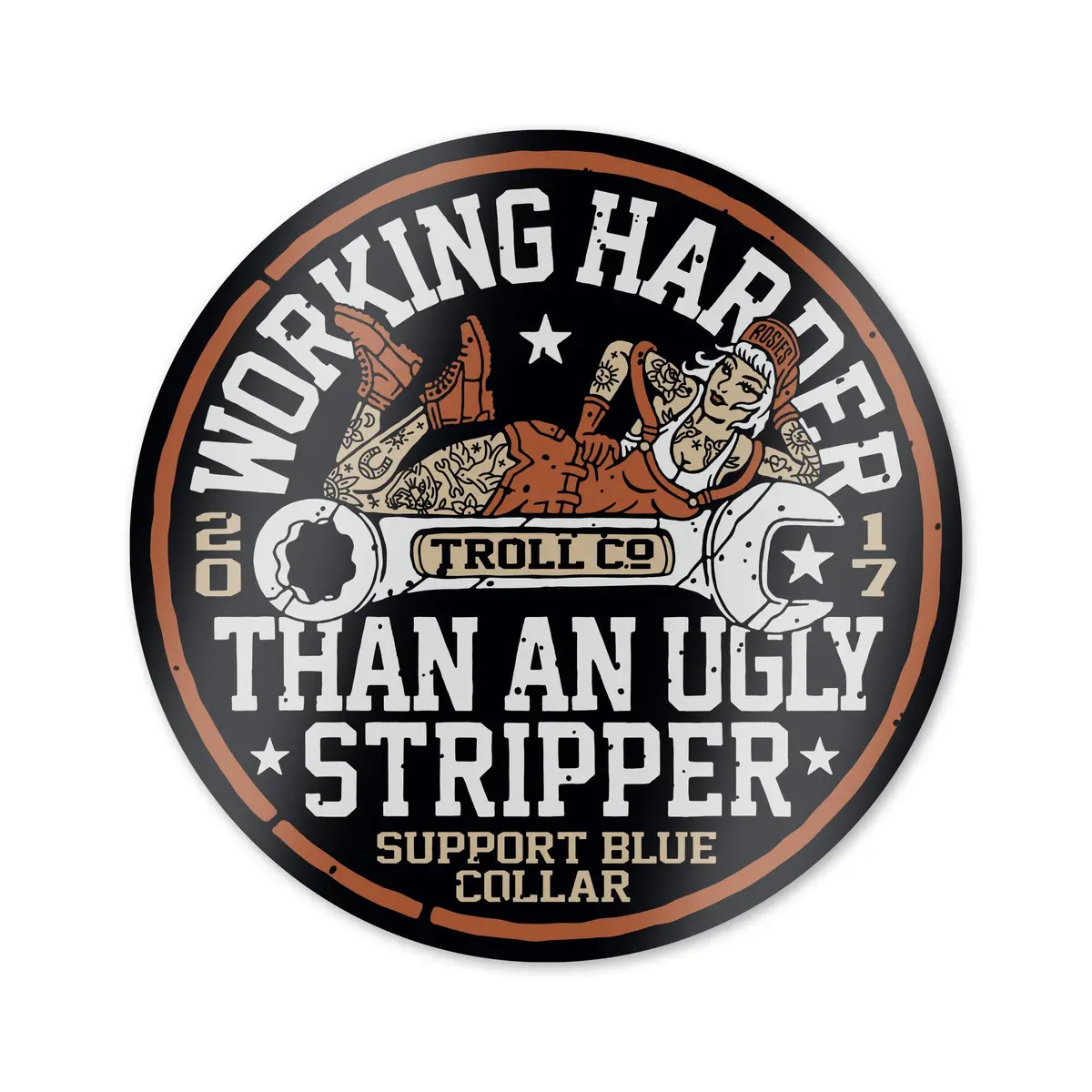 Whus Poser Sticker 1
