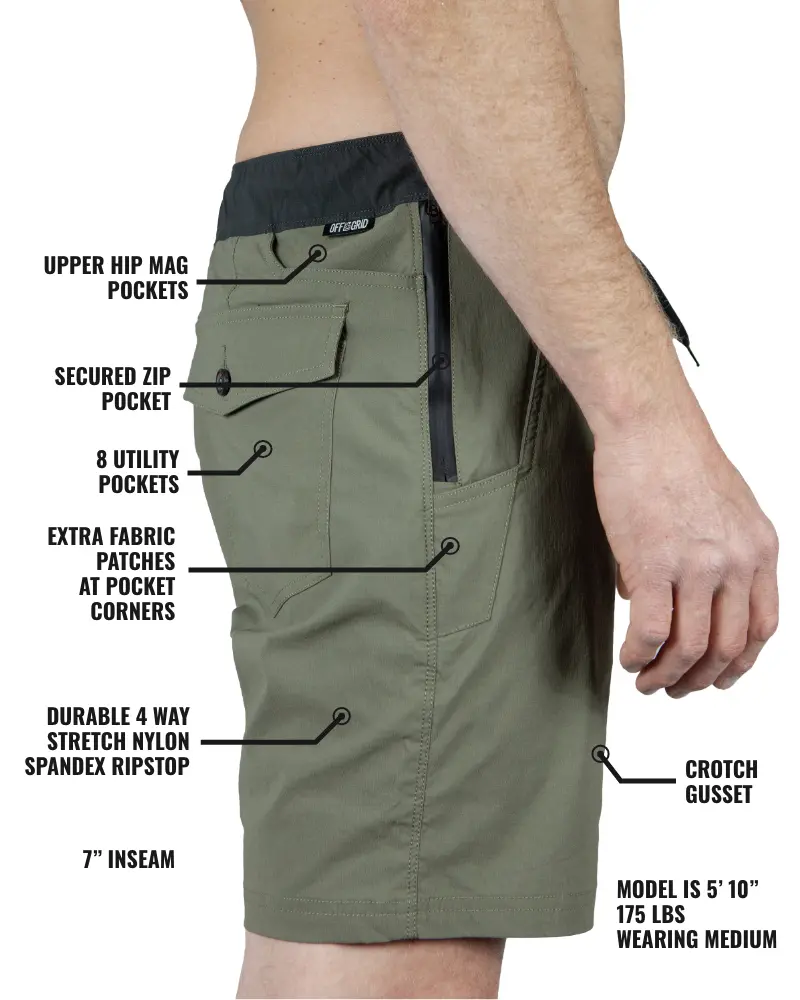 Thunderbird Short - Rye Green 3
