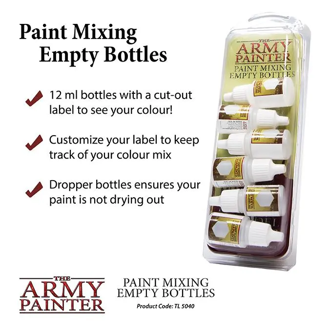 Paint Mixing Empty Bottles 1