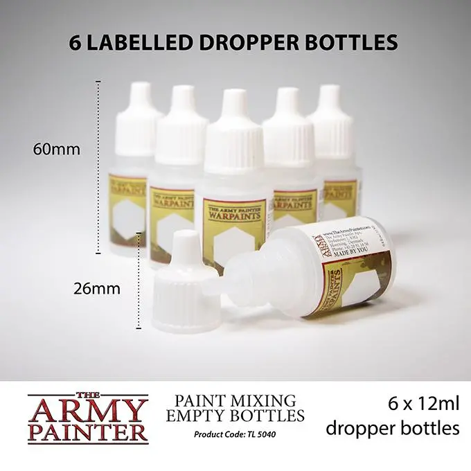 Paint Mixing Empty Bottles 2