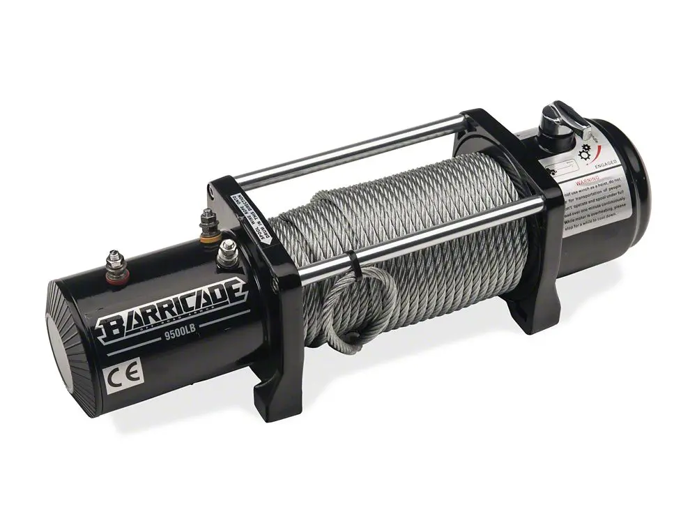 Barricade 9,500-Pound Universal Electric Winch