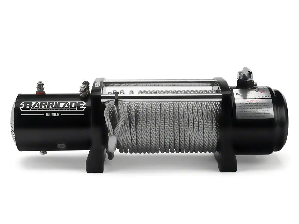 Barricade 9,500 Lb. Winch With Wireless Control (Universal; Some Adaptation May Be Required) 2