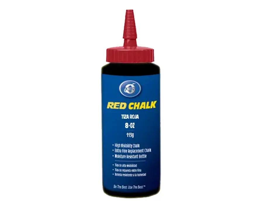 Orcon - Red Chalk Refill Bottle 8 Oz 1
