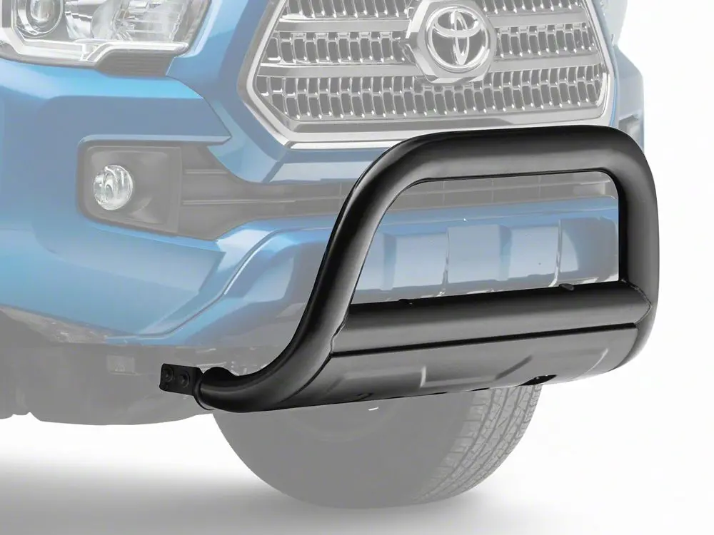 Barricade 3.5-Inch Oval Black Bull Bar with Skid Plate for 2016–2023 Toyota Tacoma