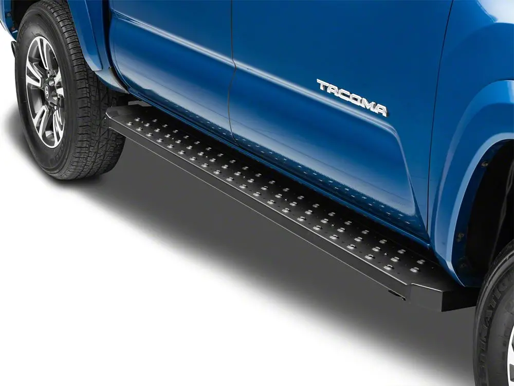 Barricade Rattler Steel Running Boards; Black (05-23 Tacoma Double Cab) 2