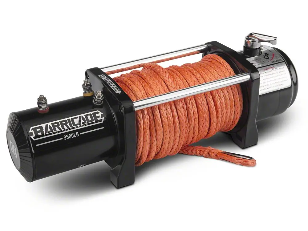 Barricade 9,500 Lb. Winch With Synthetic Rope And Wireless Control (Universal; Some Adaptation May Be Required) 2