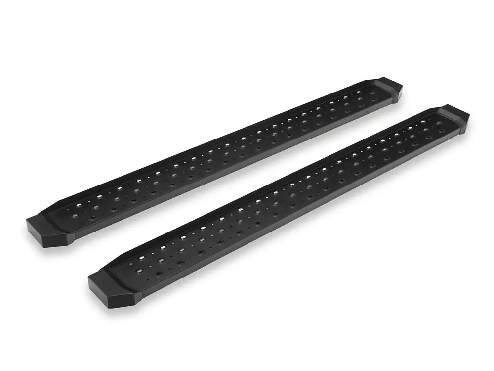 Barricade Rattler Steel Running Boards; Fine Texture Black (24-25 Tacoma Double Cab) 2