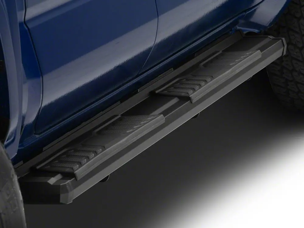 Barricade S6 Running Boards in Fine Textured Black for 2024–2025 Tacoma Double Cab