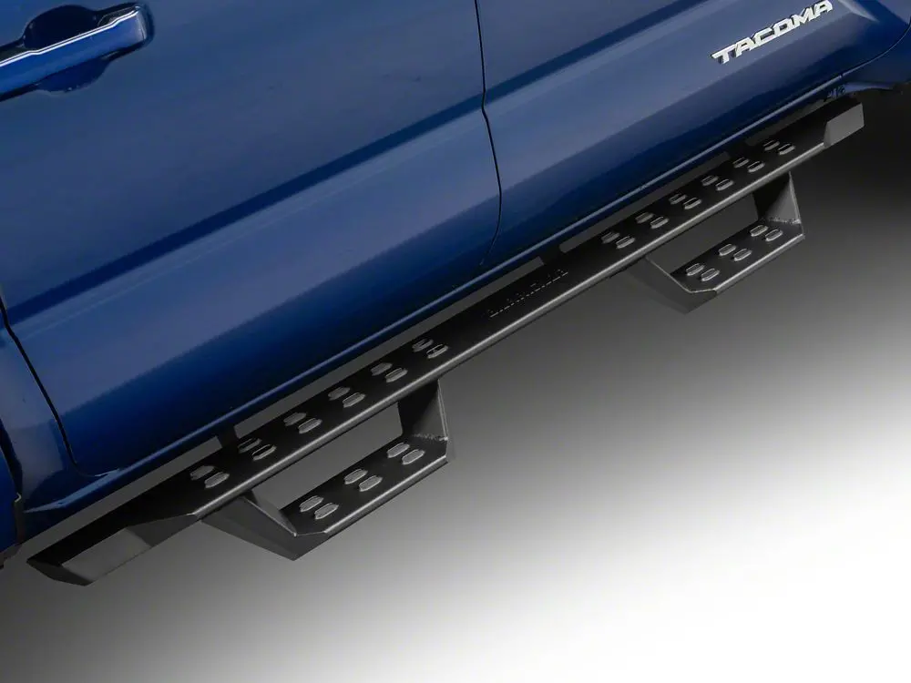 Barricade HD Overland Drop Steps in Textured Black for 2024–2025 Tacoma Double Cab