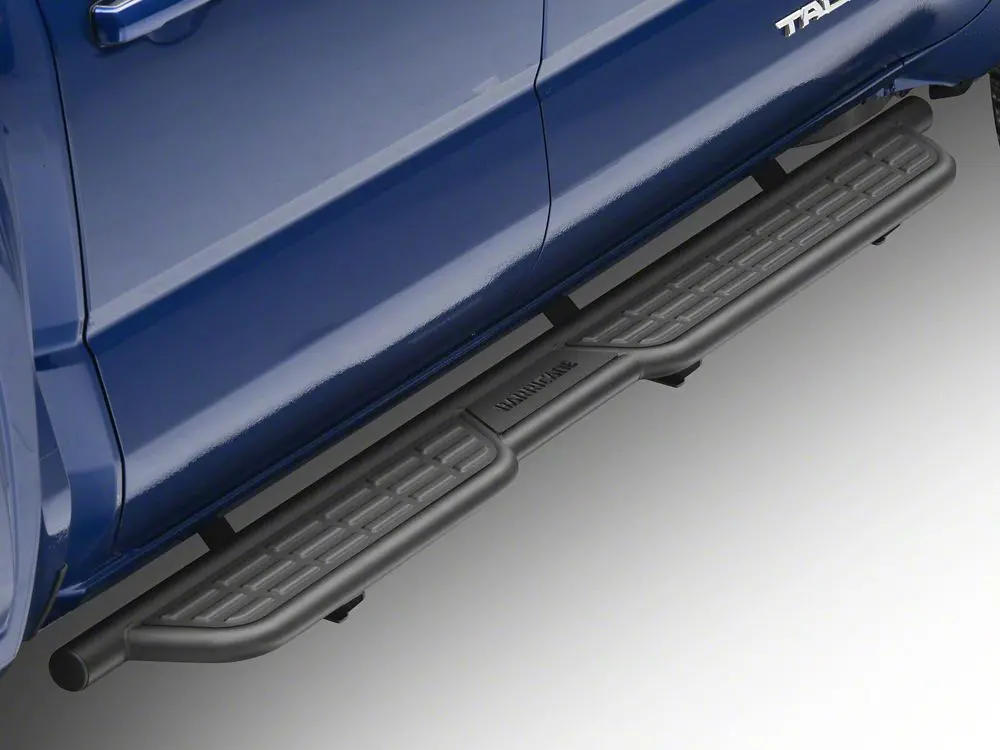 Barricade Heavy-Duty Formed Running Boards in Textured Black for 2024–2025 Tacoma Double Cab