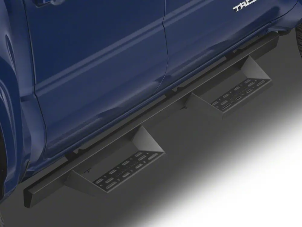 Barricade Canyon Drop Steps in Textured Black for 2024–2025 Toyota Tacoma Double Cab