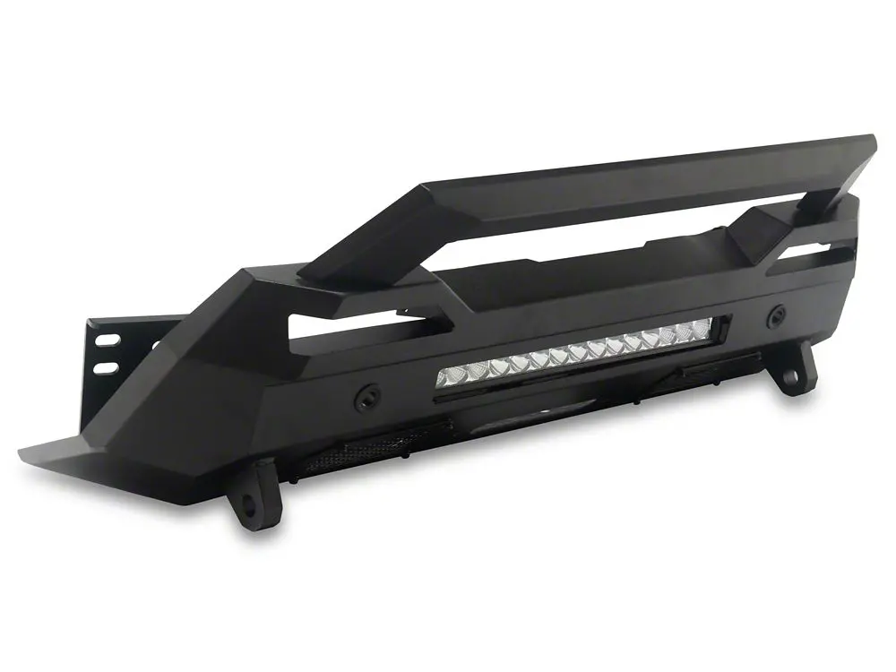 Barricade Stubby Hd Front Bumper With Winch Mount And 20-Inch Led Light Bar (24-26 Tacoma) 2