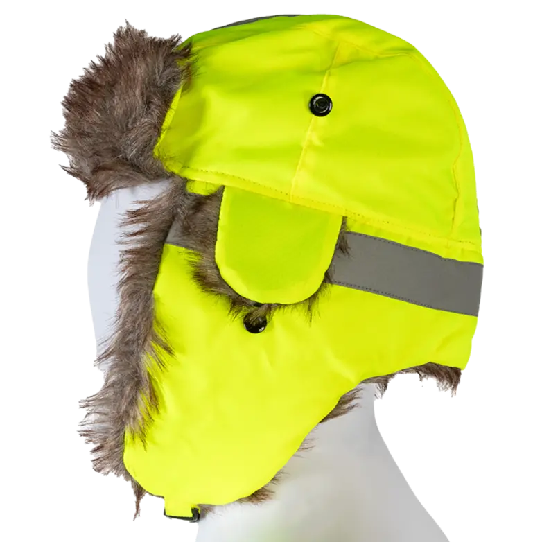 Tth-Thermal Winter Trapper Hat, With Reflective Stripes, Wind & Water Resistant 1