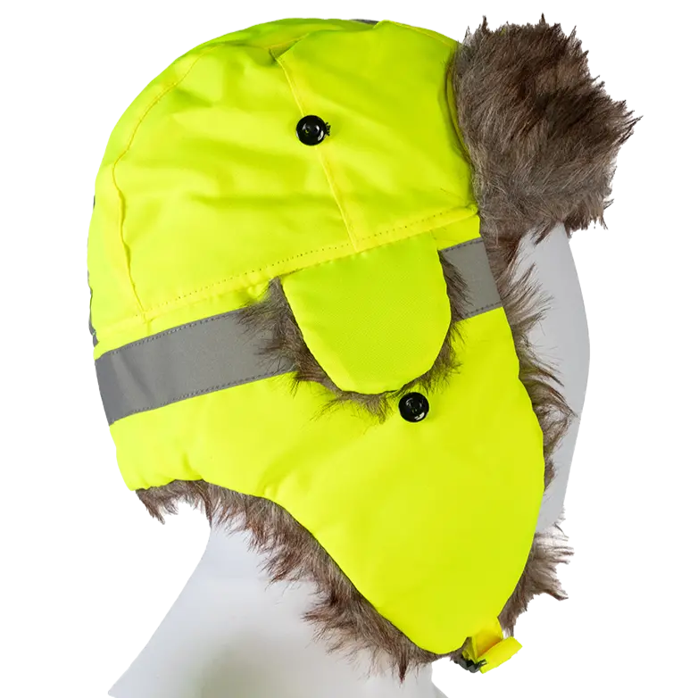 Tth-Thermal Winter Trapper Hat, With Reflective Stripes, Wind & Water Resistant 2