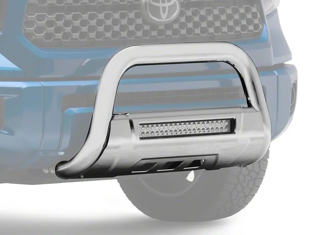 Barricade 3.5-Inch Stainless Steel Bull Bar with Skid Plate & 20-Inch LED Light Bar for 2007–2021 Toyota Tundra