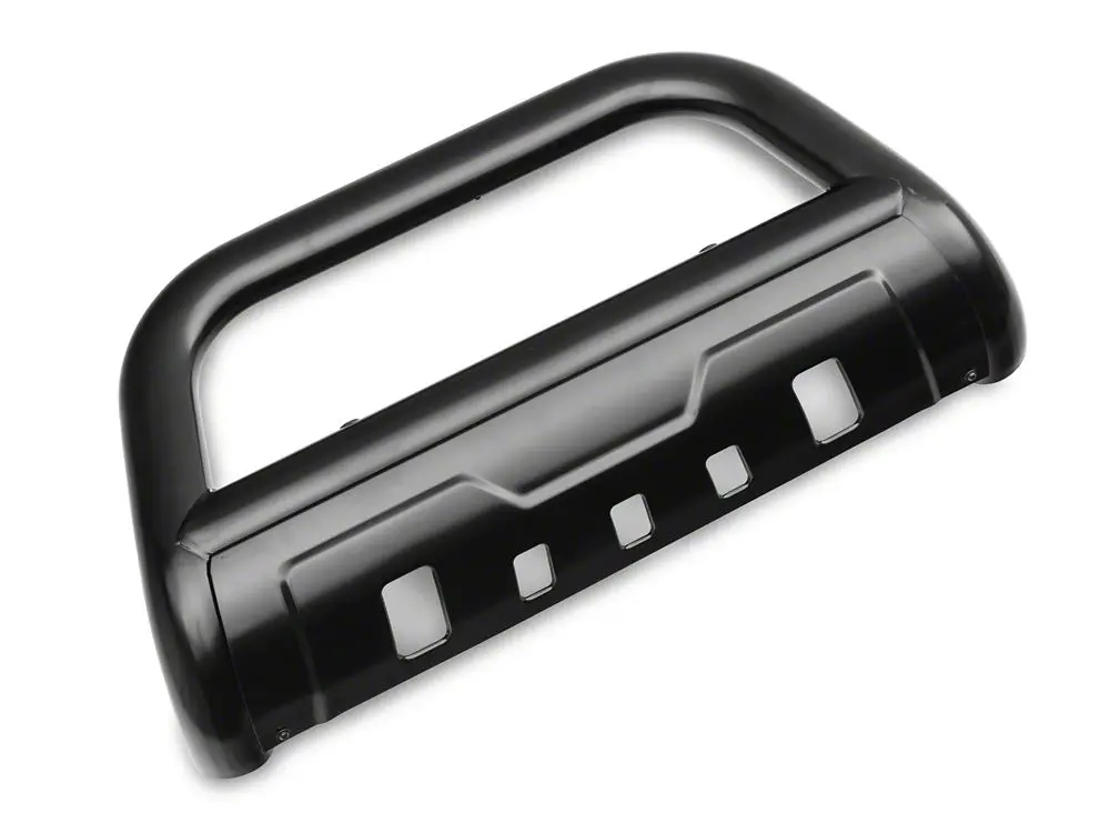 Barricade 3.50-Inch Oval Bull Bar With Skid Plate; Black (07-21 Tundra) 2