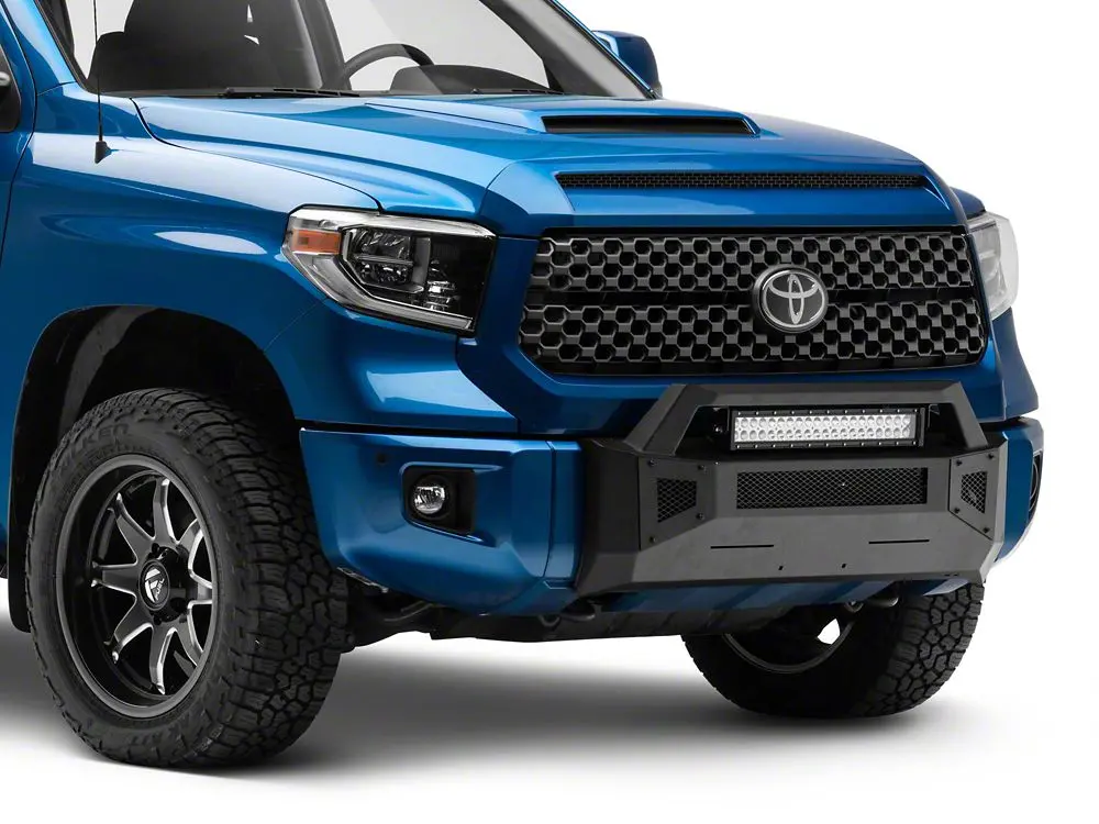 Barricade HD Stubby Front Bumper with 20-Inch Dual-Row LED Light Bar – 2014–2021 Tundra