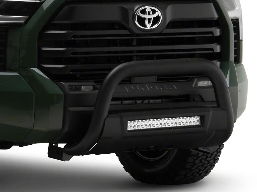 Barricade 3.5-Inch Bull Bar with Integrated Skid Plate & LED Light Bar – Textured Black Finish for 2022–2025 Tundra (Excludes Hybrid)