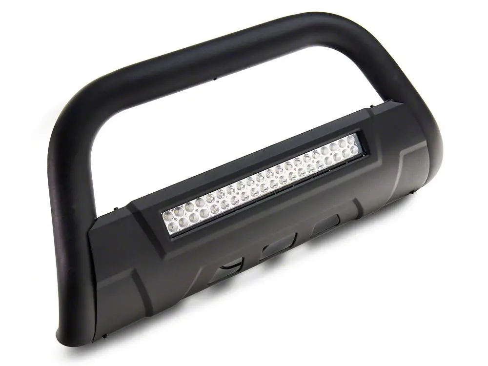 Barricade 3.50-Inch Bull Bar With Formed Skid Plate And Led Light Bar; Textured Black (22-25 Tundra, Excluding Hybrid) 2