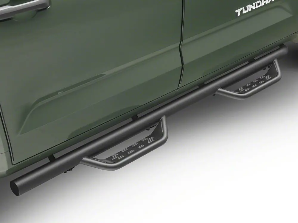 Barricade Tubular Drop Steps with Textured Black Finish – 2022–2025 Tundra CrewMax
