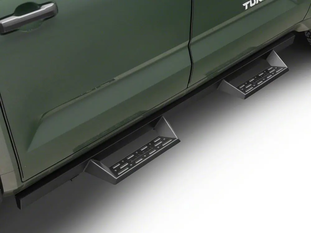 Barricade Canyon Drop Steps – Textured Black Finish, CrewMax 2022–2025 Tundra