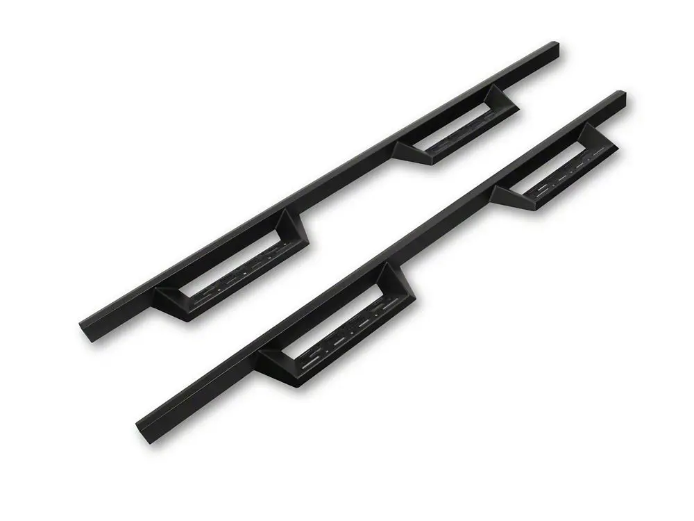 Barricade Canyon Drop Steps; Textured Black (22-25 Tundra Crewmax) 2