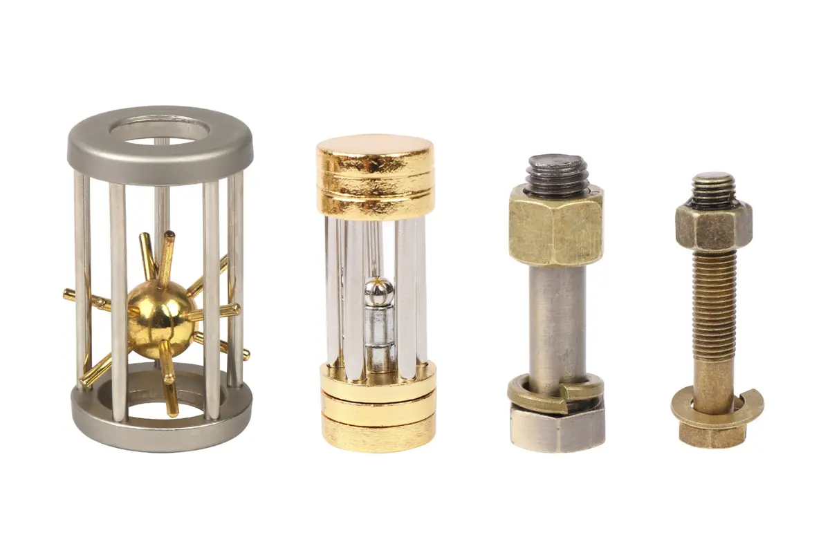 Locked Logic – 4 Metal Puzzle Set 1
