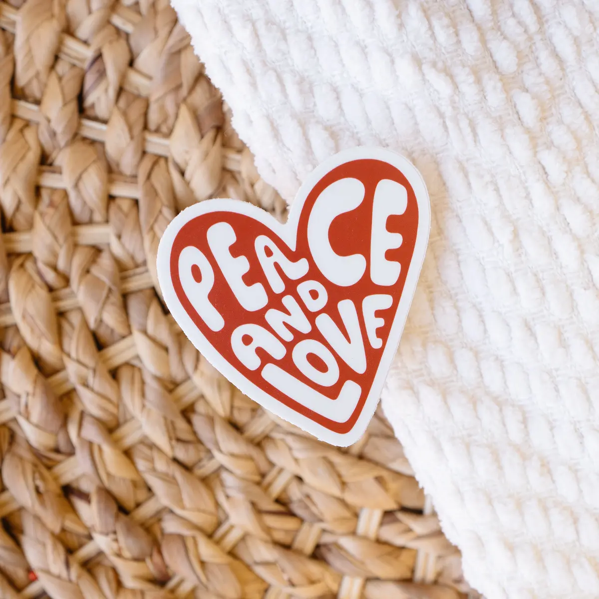 Peace & Love Sticker 1