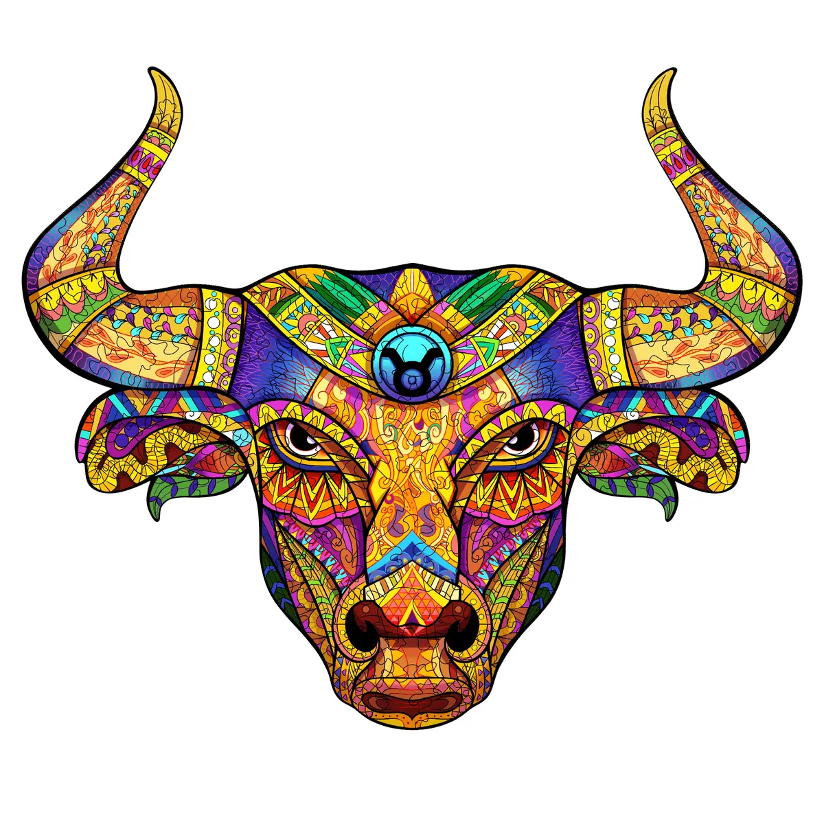 The Bull Puzzle - Taurus Wooden Jigsaw Puzzle 1