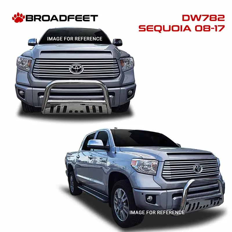 Front Bull Bar With Skid Plate (Dw782) Bumper Guard Fits Toyota Sequoia 2008-2017 1