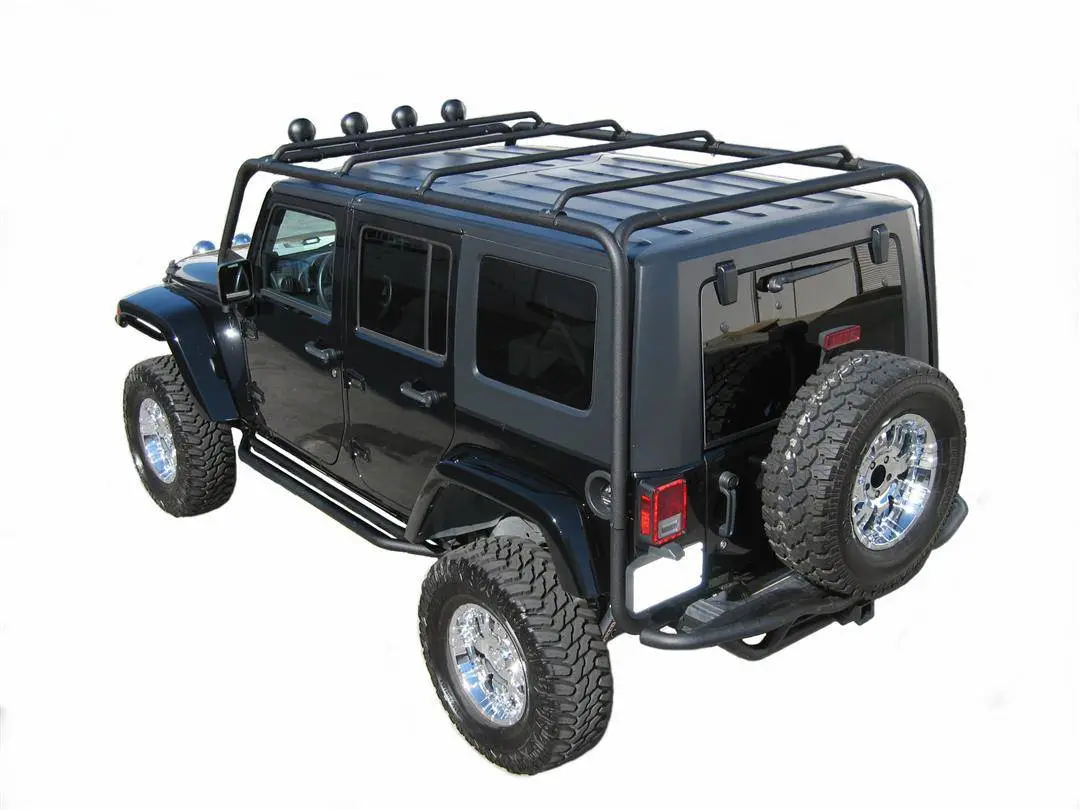 Roof Rack (Trailfx J029t) Fits Jeep Wrangler Jk 2007-2018 1