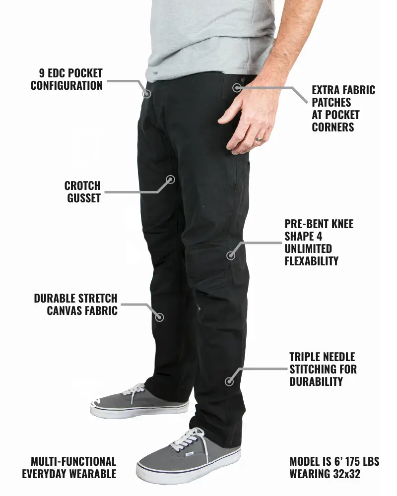 Trailblazer Taper Fit Pants - Blk 7
