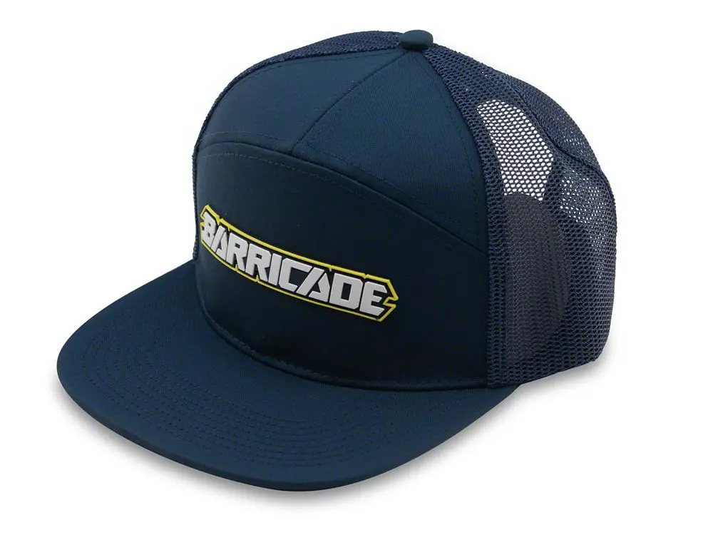 Barricade Trucker Cap – Adjustable Cotton Blend Hat with Vintage Style