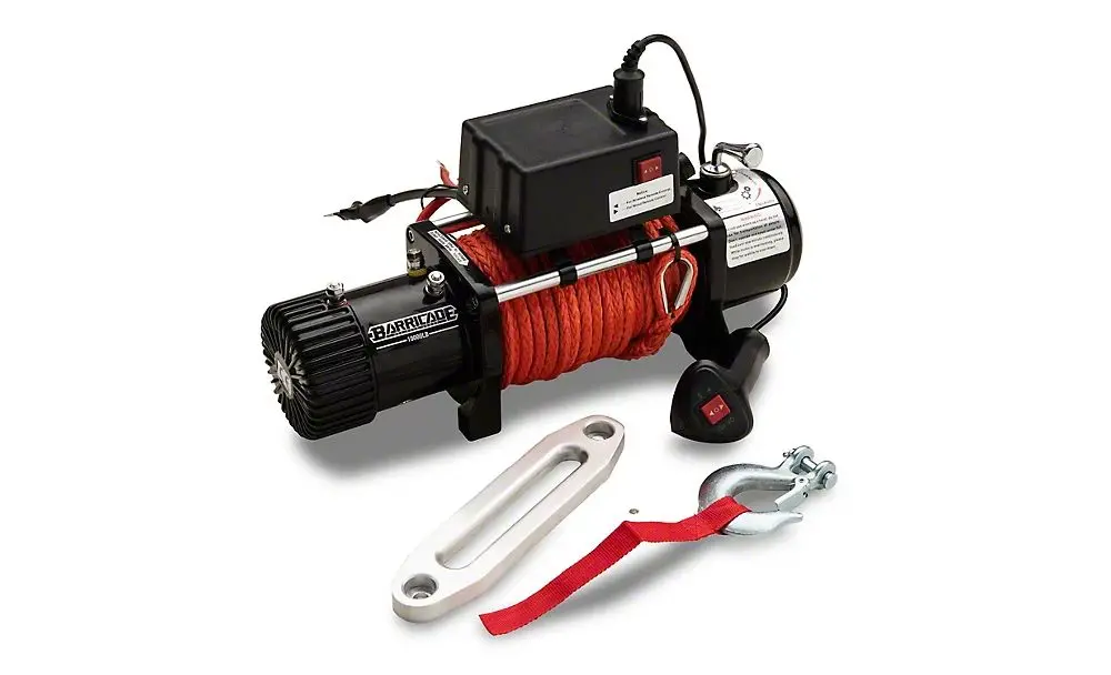 Barricade 10,000 lb Winch with Synthetic Rope – Universal Mounting