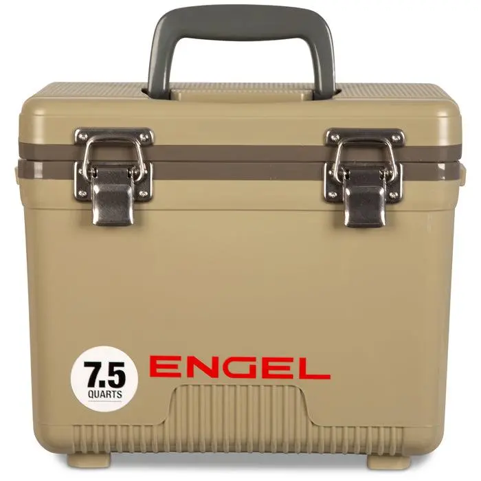 7.5 Quart Drybox / Cooler: Tan 1