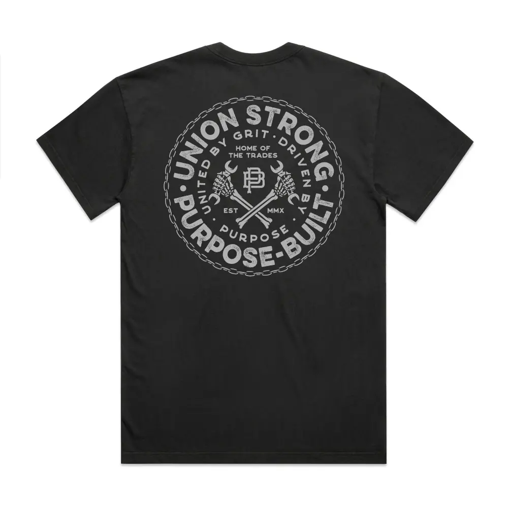 Union Strong Hd Tee, Iron Ore 1