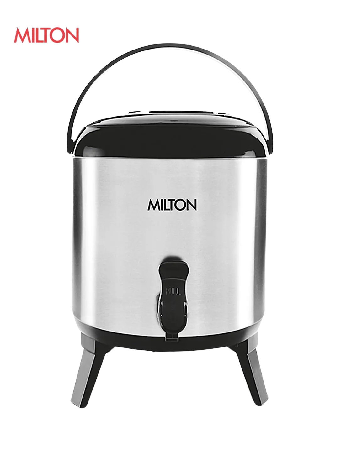 Milton Stellar 3 Thermosteel Water Jug, 2.8 Litres, Silver, Black/Grey 1