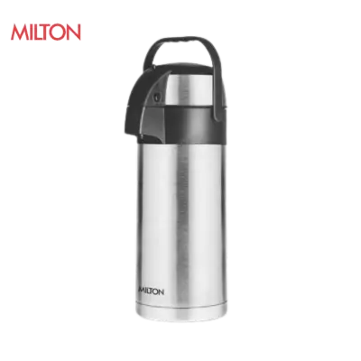 Milton Beverage Dispenser Stainless Steel For Serving Tea Coffee, Double Wall Vacuum Insulated | Easy Travel With Handle 2