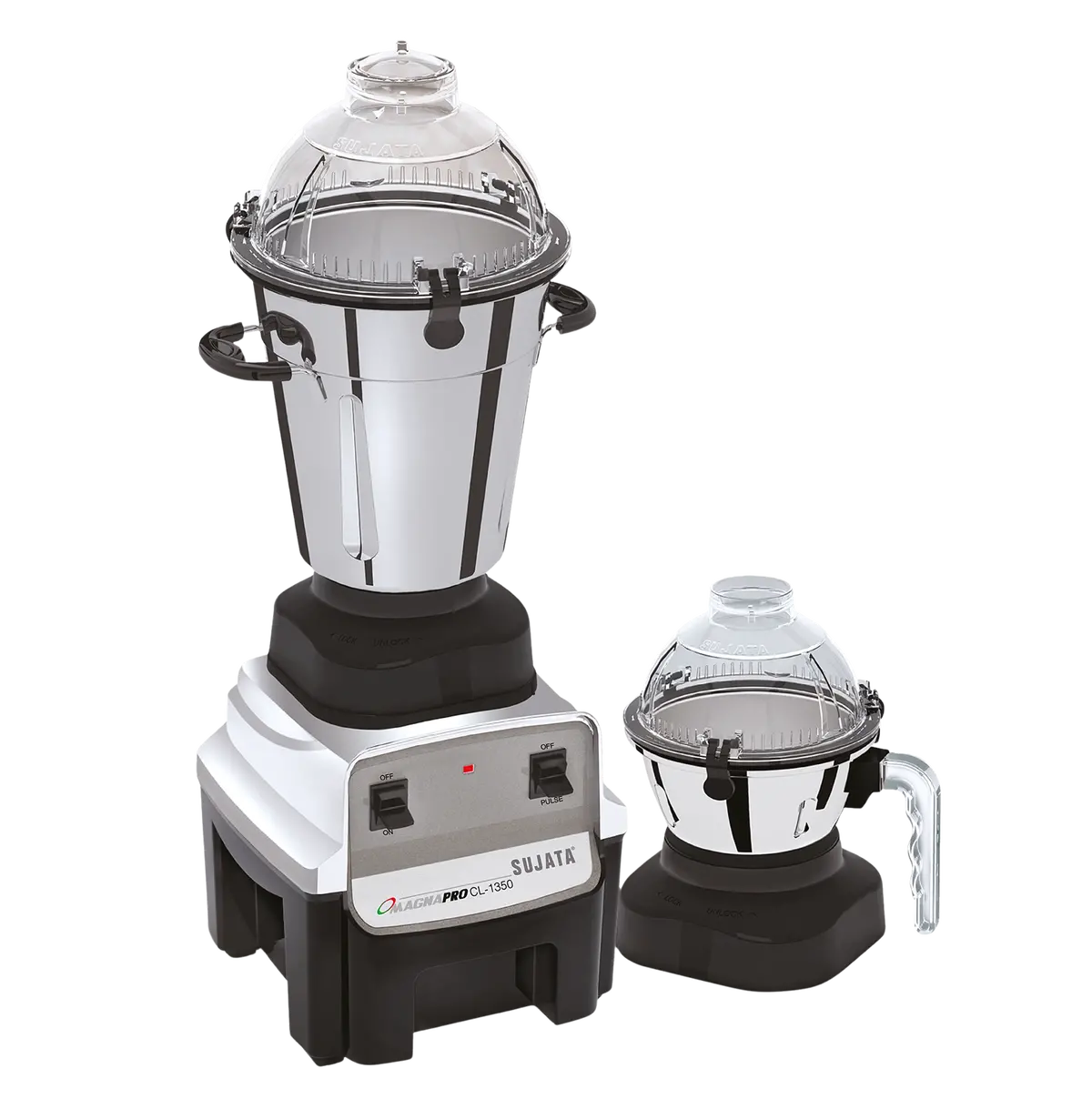 Sujata Magnapro Commercial Mixer Grinder | 1350 W | 2 Jars 1