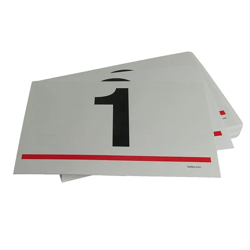 Vista Numbered Bid Cards (100/Pack) 5-1/2" X 8-1/2" 1